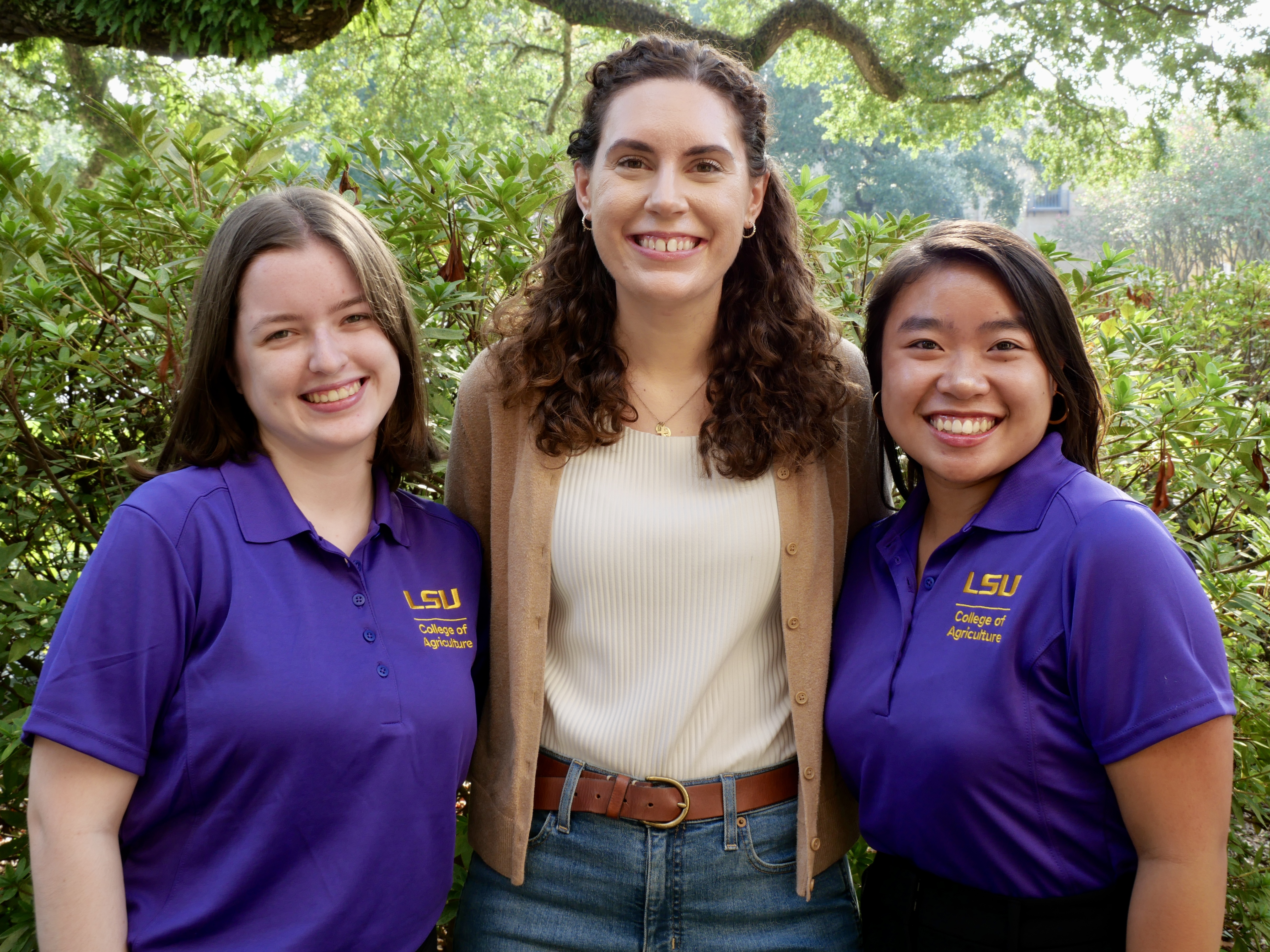 Cole Guidry stands with peer mentor, Nicholas Birriga