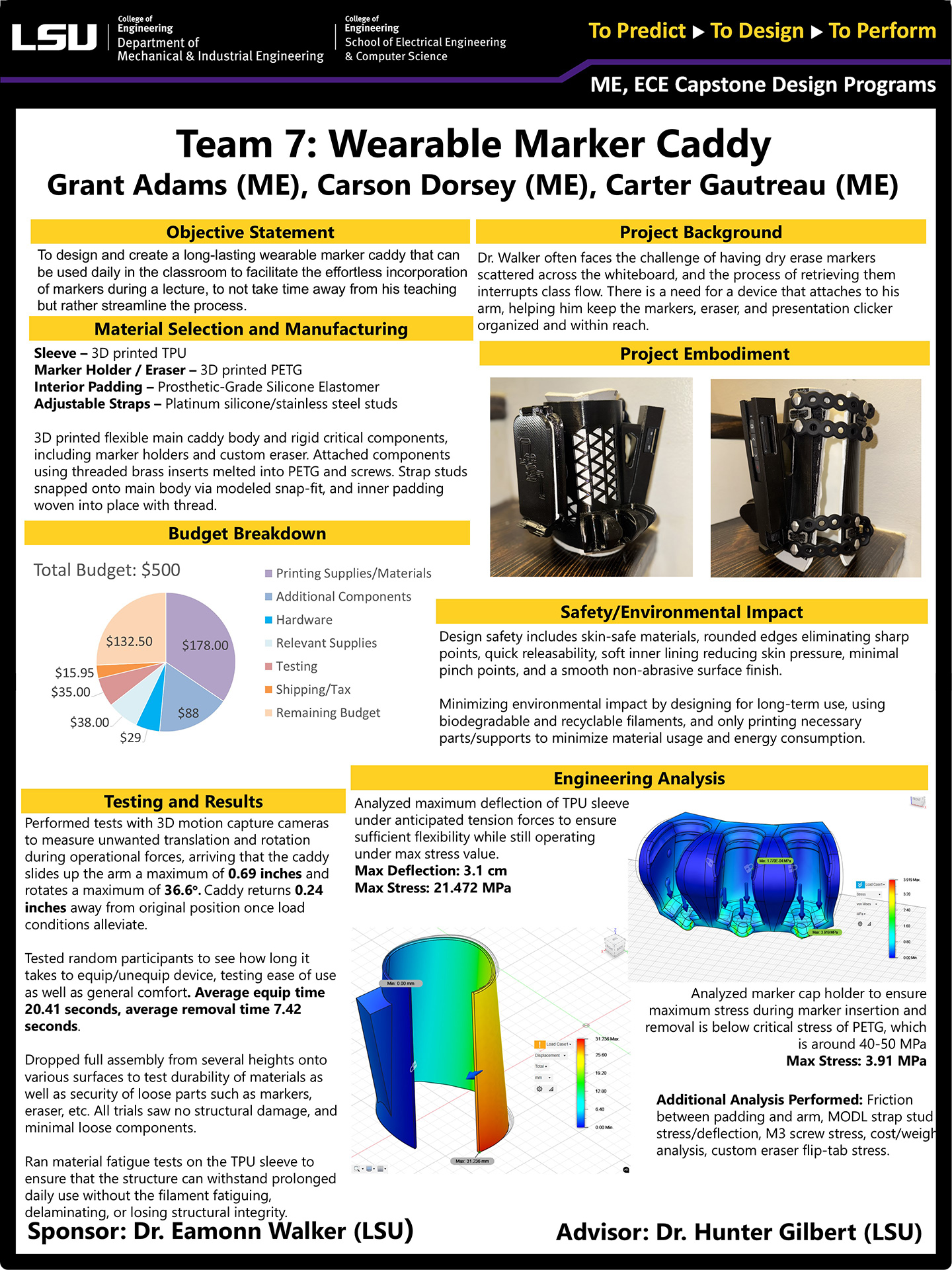 Wearable Marker Caddy Poster Project 7: Wearable Marker Caddy