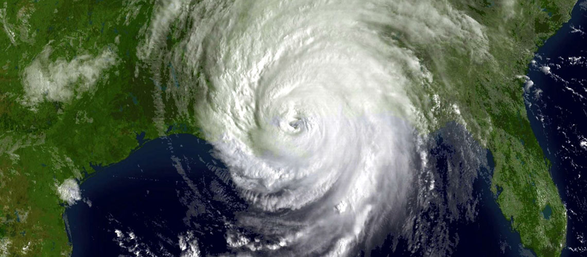 hurricane from space